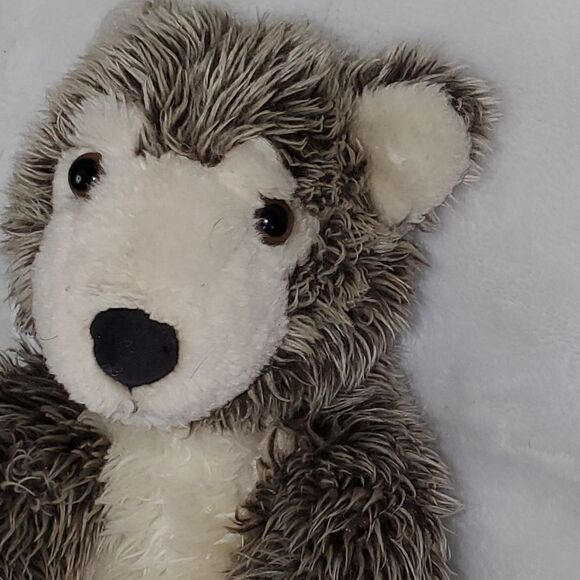 Build a Bear Workshop World Wildlife Fund Grey Timberwolf Plush - Picture 3 of 7